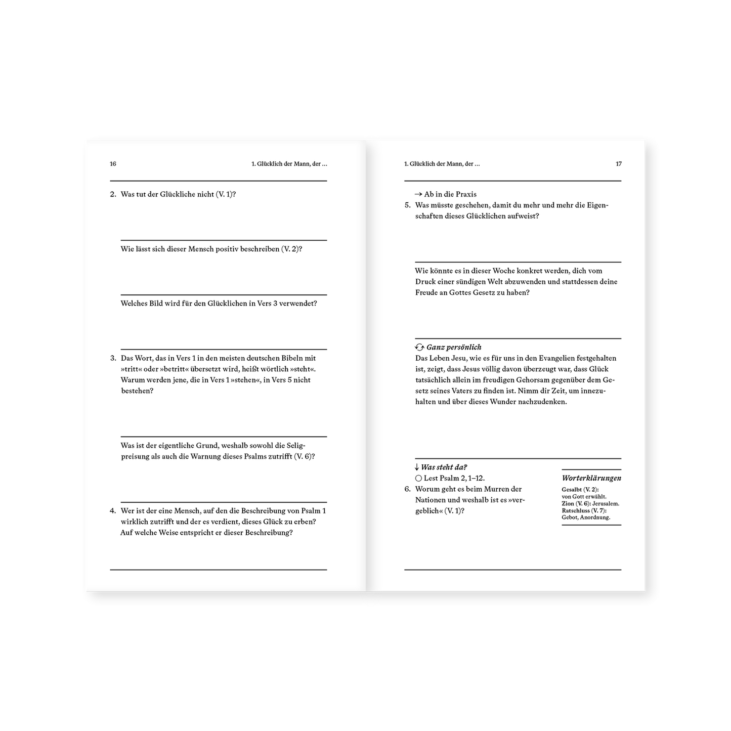 PDF – Psalmen – Arbeitsheft (Die Bibel erklärt)