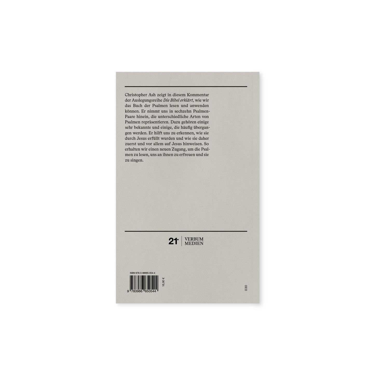 Psalmen | Kommentar (Die Bibel erklärt)