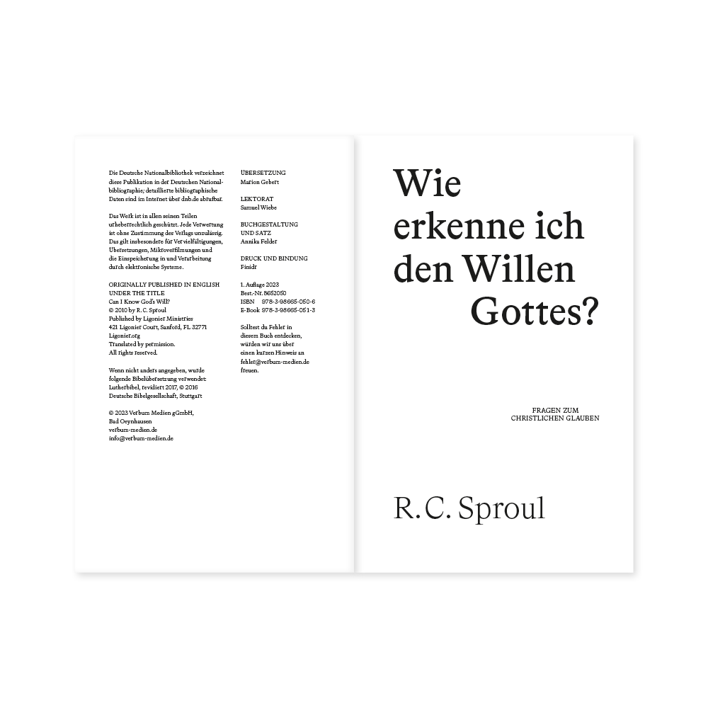 E-Book – Wie erkenne ich den Willen Gottes?