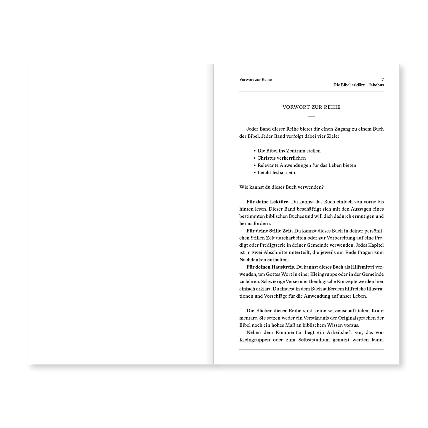 Jakobus | Kommentar (Die Bibel erklärt): Glaube, der praktisch wird