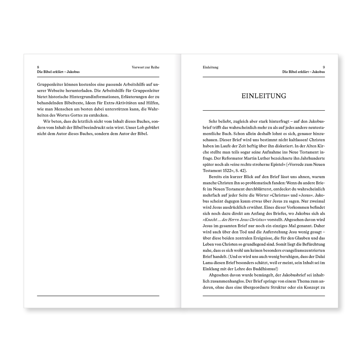 Jakobus | Kommentar (Die Bibel erklärt): Glaube, der praktisch wird