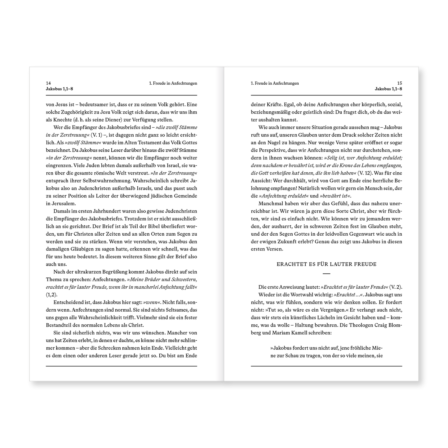 Jakobus | Kommentar (Die Bibel erklärt): Glaube, der praktisch wird