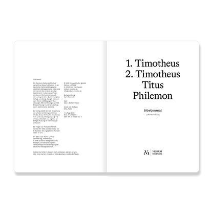 1.–2. Timotheus, Titus & Philemon (Bibeljournal)