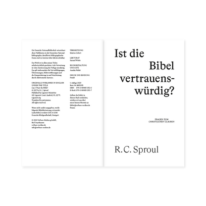 Ist die Bibel vertrauenswürdig?