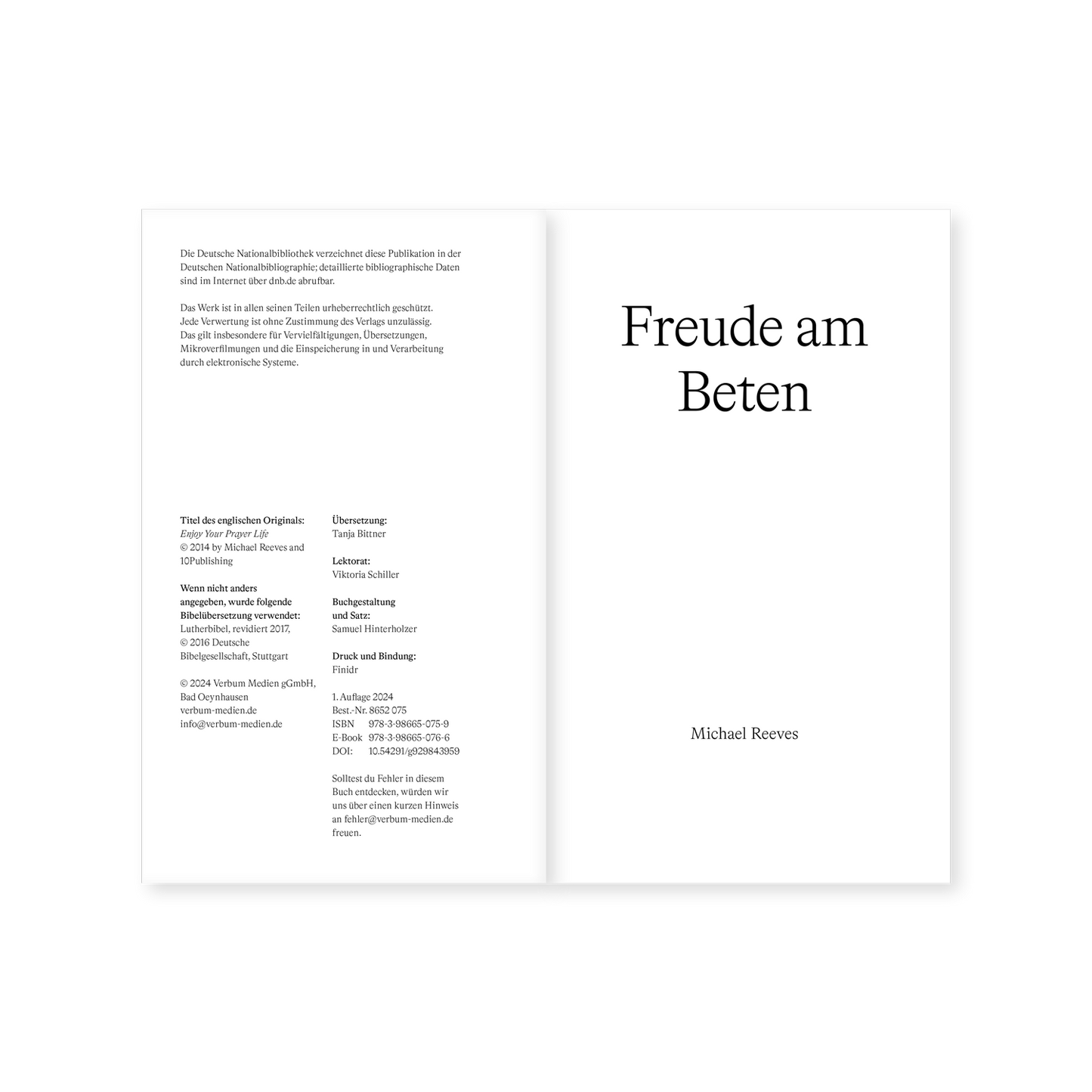 E-Book – Freude am Beten