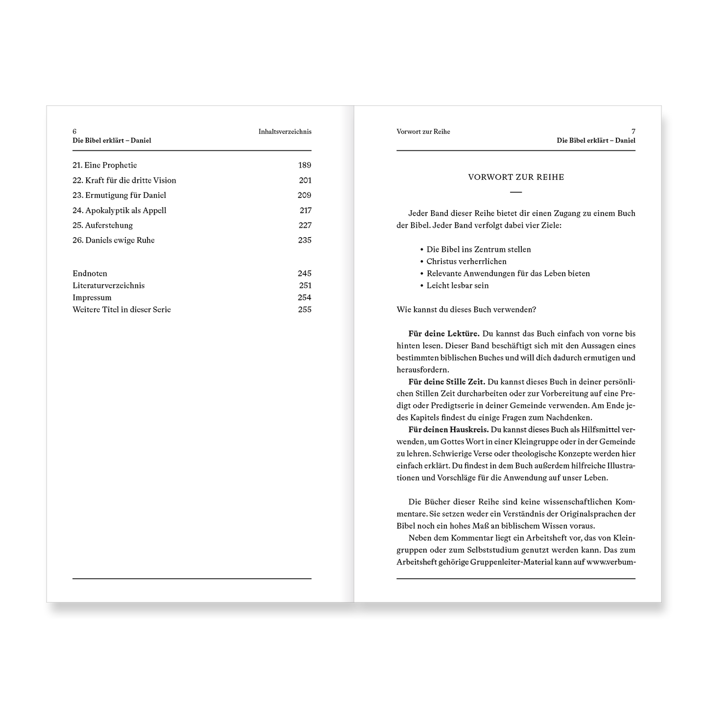 Daniel | Kommentar (Die Bibel erklärt): Standhaft bleiben in einer feindlichen Welt