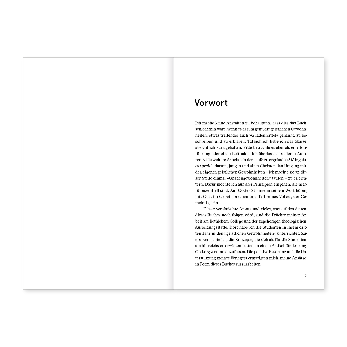 Geistliche Gewohnheiten