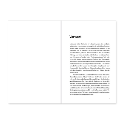 Geistliche Gewohnheiten