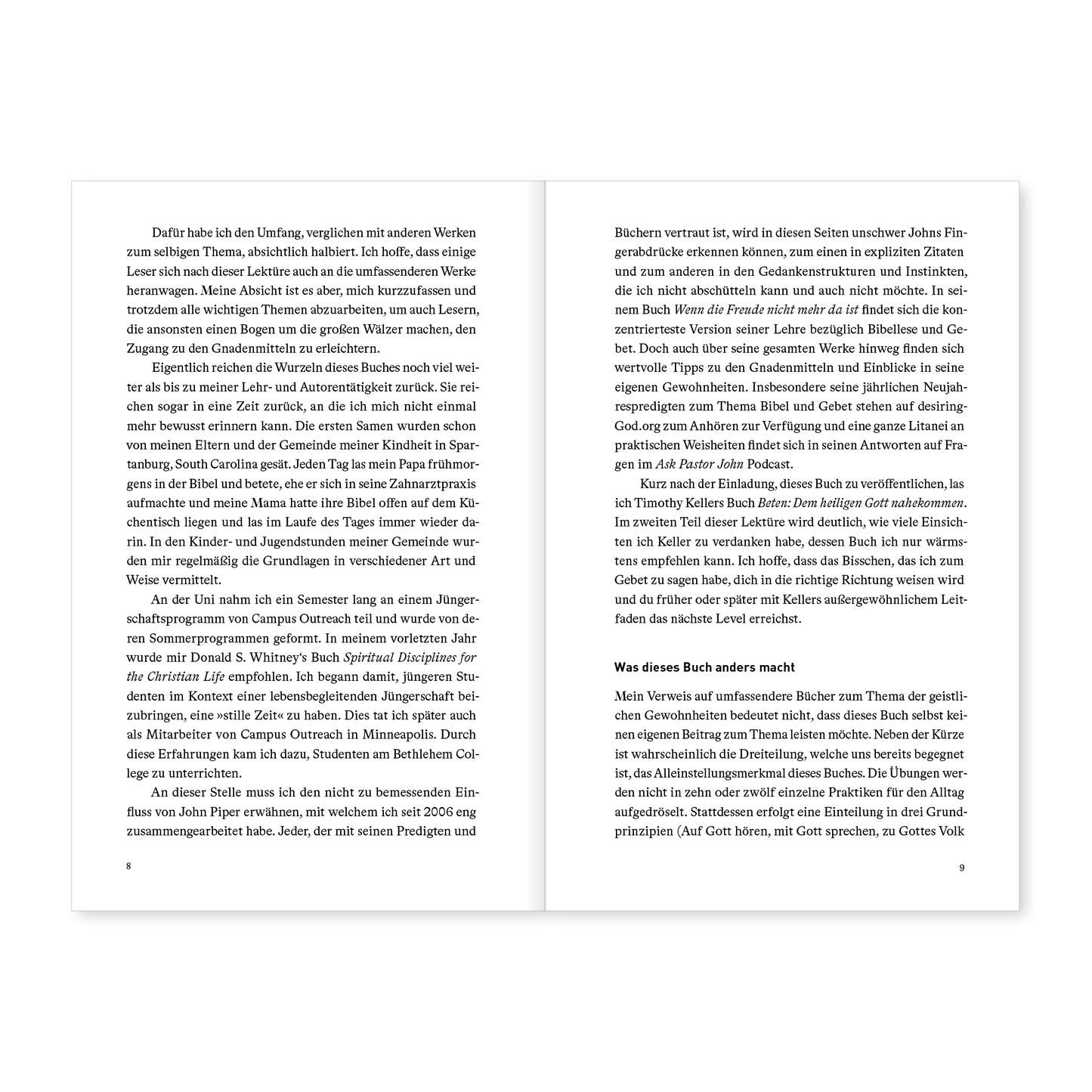 Geistliche Gewohnheiten