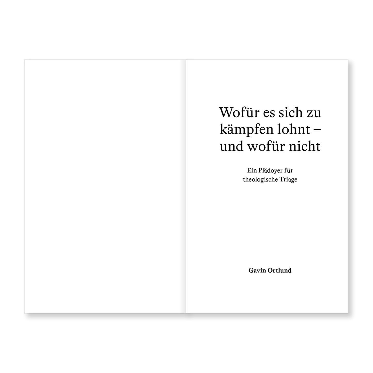 Wofür es sich zu kämpfen lohnt – und wofür nicht: Ein Plädoyer für theologische Triage